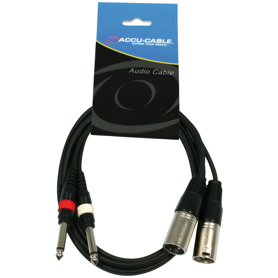 Câble Audio multifonction Jack mâle 3.5-6.35Mm vers Double XLR mâle,  rallonge XLR - Cdiscount Informatique