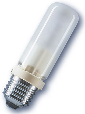 Lot de 6 ampoules halogènes E27 28 W à intensité variable, blanc