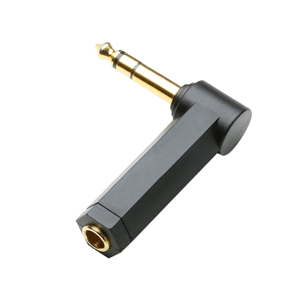 Adaptateur Jack 3.5mm Stereo male vers 6.35mm femelle connecteurs Plaqué or