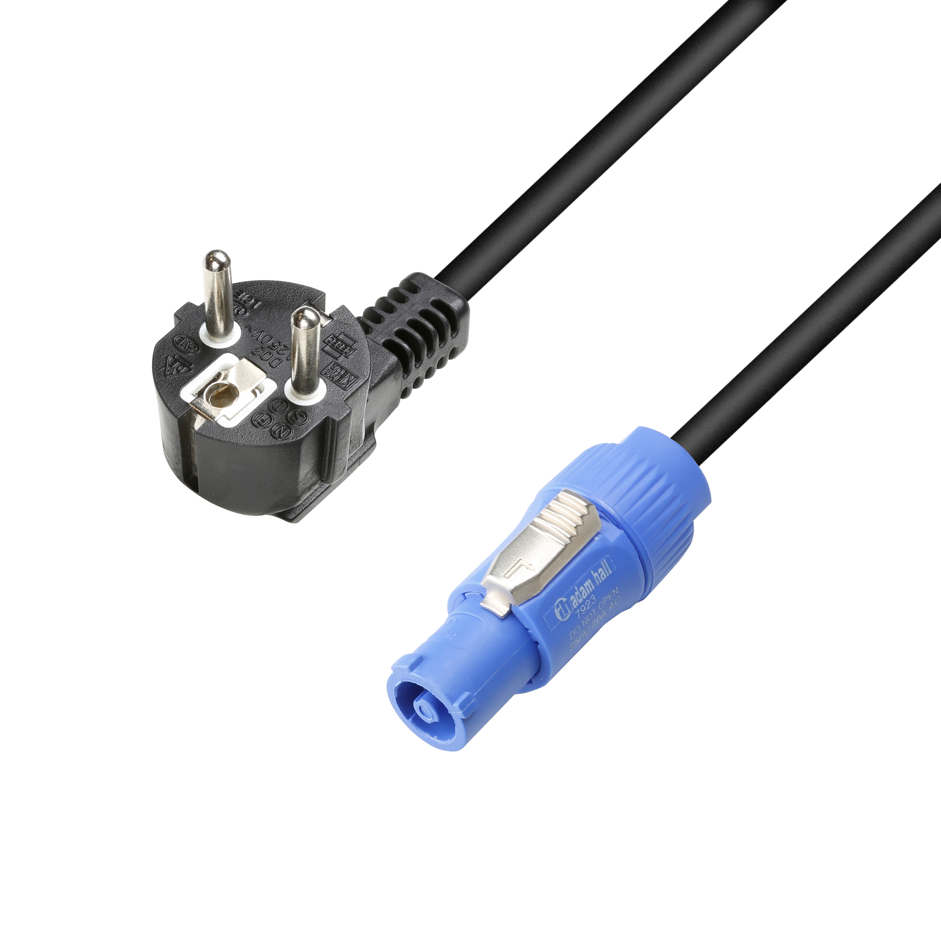 Câble d'alimentation Powercon 3X1,5 mm² longueur 3 m