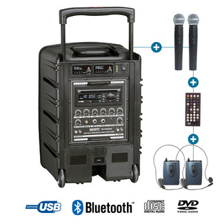 Sonorisation portable sur batterie Power acoustics BE 9208 ABS 2
