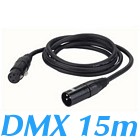 cable DMX 110ohms XLR 3 broches male Femelle 15m