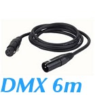 cable DMX 110ohms XLR 3 broches male Femelle 6 m