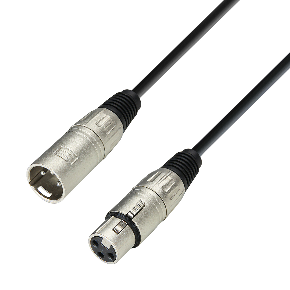 XLR 3 broches de connecteur mâle/femelle du connecteur du câble de