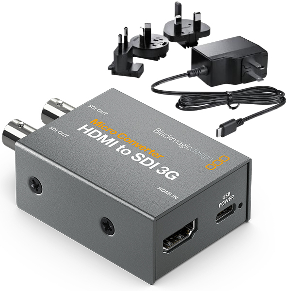 Convertisseur Blackmagic Design Micro Converter HDMI vers 2 3G-SDI avec alimentation