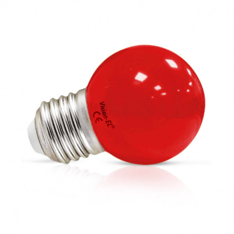 Lampe E27 à led Rouge 0.5 W 230V