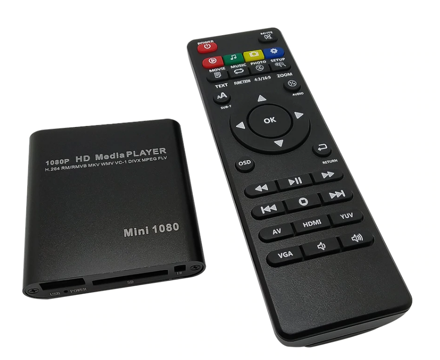 Lecteur multimedia vidéo HD 1080P automatique USB SD HDMI