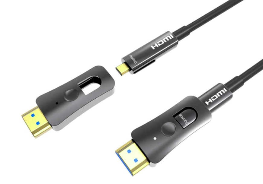 Câble HDMI avec connecteur coudé - Longueur 1m pour mobilhome