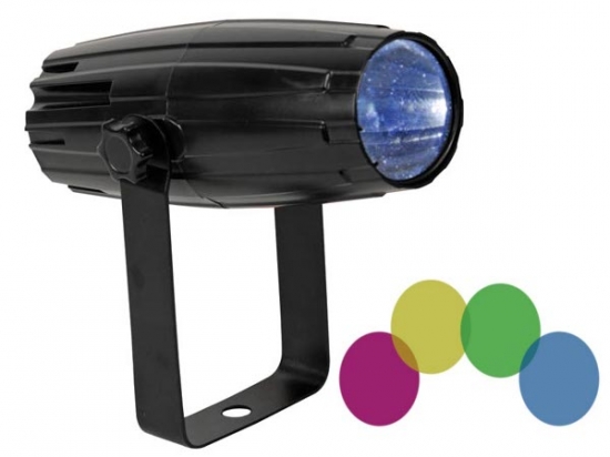 Projecteur PAR36 boule à facette supplémentaire (couleur au choix) - Toul  événement