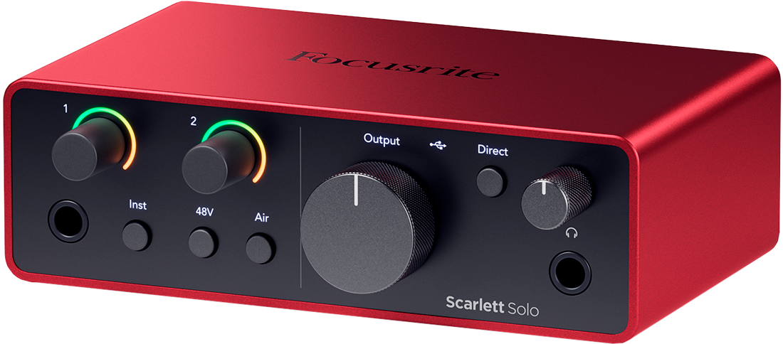 Interface audio USB 2 entrées / 2 sorties Scarlett solo