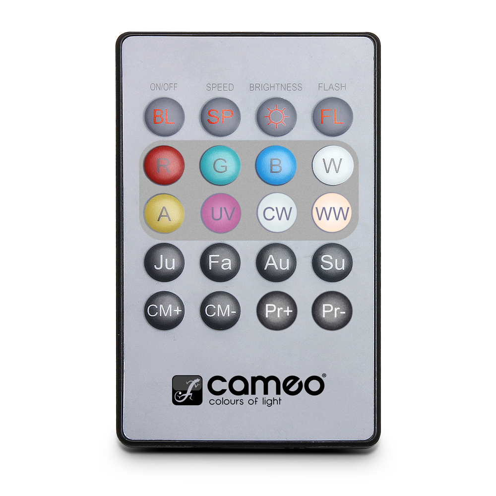 Télécommande pour flat Par Cameo Flat par can remote