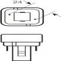Catégorie lampe G24d-2 18W