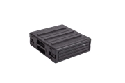 SKB-R3U rack court ABS double capots profondeur 44cm 3U