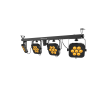 4BAR Quad ILS Chauvet DJ - Set de 4 projecteurs RGBA avec commande à pied, auto, DMX et ILS