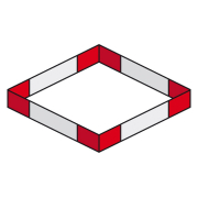 AGDUO29-01 Contestage - Angle 2 départs Structure echelle 290 alu