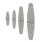 Adam Hall Hardware 2652 - Charnière 100mm x 2mm