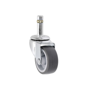 Adam Hall Hardware 37050 - Jeu de quatre roulettes Plug-In de 50 mm avec douille de fixation