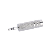 Adaptateur Jack 6.35 femelle stéréo vers jack 3.5 stéréo mâle