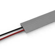 Defender OFFICE GREY RETAIL - Passage de câbles 4 canaux grispour bureau hauteur 2 cm