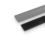 Defender OFFICE GREY RETAIL - Passage de câbles 4 canaux grispour bureau hauteur 2 cm