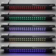 Éclairage de Rack 19 à LED multicolores 1 U Adam Hall