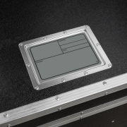 Adam Hall Hardware 88001 M GREY - Plaque signalétique plastique, magnétique 177 x127 mm, grise