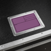 Adam Hall Hardware 88001 M PURPLE - Plaque signalétique plastique, magnétique 177 x127 mm, violet