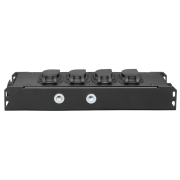 Distributeur de courant PROPORT 4 TT 1 entrée d'alimentation true1 noire et jaune 5 sorties d'alimentation true1 noires et jaunes