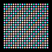 Cameo MATRIX PANEL 10 W RGB - 5 x 5 RGB LED Matrix Panel with Single Pixel Control