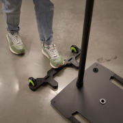 Gravity LA WI 1 - Plateau à roulettes roue pour trépieds avec plaque de base