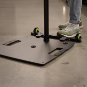 Gravity LA WI 1 - Plateau à roulettes roue pour trépieds avec plaque de base