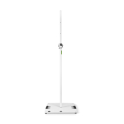 Gravity LS 431 W - Pied d'éclairage avec base carrée en acier et possibilité de montage pour les charges excentrées