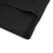 Gravity PAD C B 2 - Rideau larg 1,20m hauteur 2.05m Molton court pour système de rideau « Pipe and Drape »