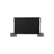 Gravity PAD C B 2 - Rideau larg 1,20m hauteur 2.05m Molton court pour système de rideau « Pipe and Drape »