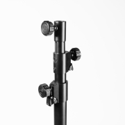 Gravity TLS 551 B - Trépied d’éclairage en acier de la série Touring avec double extension et mécanisme de verrouillage automatique LockPin®