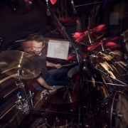 Gravity TMS 4321 OH B - Pied de micro de Touring pour overheads, avec trépied pliant 1.26m à 2.08m et perchette 1.09m