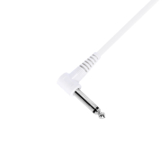 Adam Hall Cables 3 STAR IRR 0030 SET - Lot de 6 câbles patch 6,3 mm jack coudé mono 0,30 m