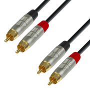 Câble Audio 2 x RCA REAN mâle vers 2 x RCA REAN mâle 6 m