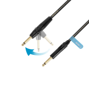 Câble d’instrument jack droit et coudé Adam Hall FLIPJACK de Palmer 6 m