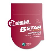 Adam Hall Cables K5 IRP 0900 - Câble Instrument Neutrik Jack 6,35 mm mono vers Jack 6,35 mm mono coudé 9 m