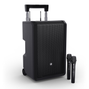 LD Systems ANNY 10 HHD2 B6 - Enceinte sur batterie 10 pouces bluetooth avec 2 micros main HF bande B6