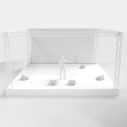 LD Systems MON 12 A G3 W - Retour de scène coaxial actif 12