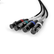 Palmer AoC Loom XLRf - Coupleur RJ45 vers 4 XLR femeles 3 broches
