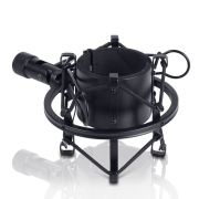 Suspension Adam Hall DSM 45 B pour micro studio diamètre 45 - 49 mm noir