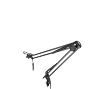 Support micro flexible à fixer sur une table avec câble XLR intégré