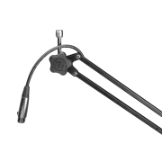 Support micro flexible à fixer sur une table avec câble XLR intégré