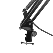 Support micro flexible à fixer sur une table avec câble XLR intégré