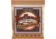 2145 ERNIE BALL - Jeu de cordes acoustique - Custom light 11,5-15,5-22w-32-44-54