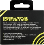 9627 ERNIE BALL - Accordeur à pince - Pro Tune rechargeable via USB-C