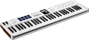 ESSENTIAL3-61 ARTURIA - Clavier MIDI 61 touches blanc, USB, compatible DAW, plug-and-play,